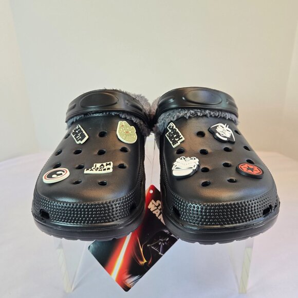 DISNEY Star Wars Clogs - Removable Fleece Lining & Charms with Strap Sz: 8.5/9.5 main image 5